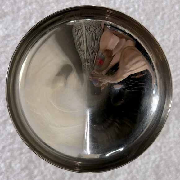 Vintage E.P. Brass Martini Glass - Picture 6 of 12